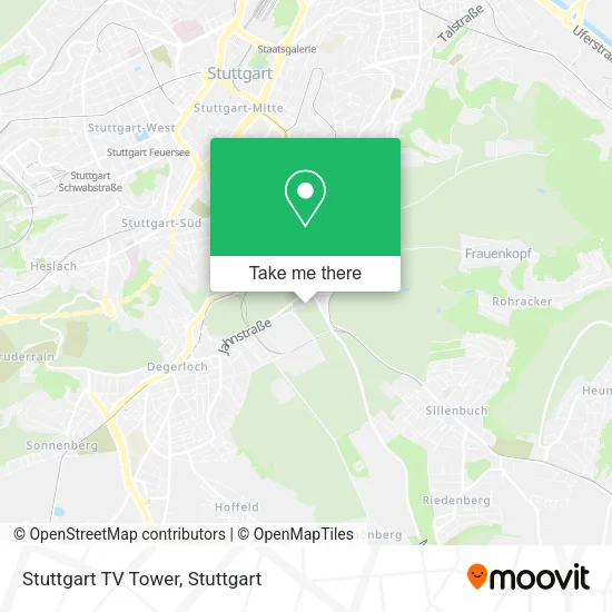 Карта Stuttgart TV Tower