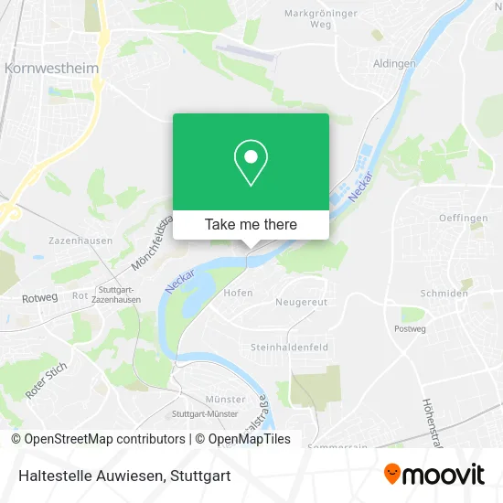 Карта Haltestelle Auwiesen