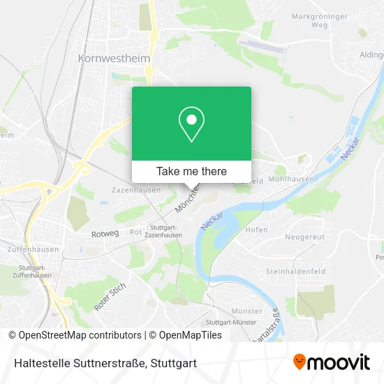 Карта Haltestelle Suttnerstraße