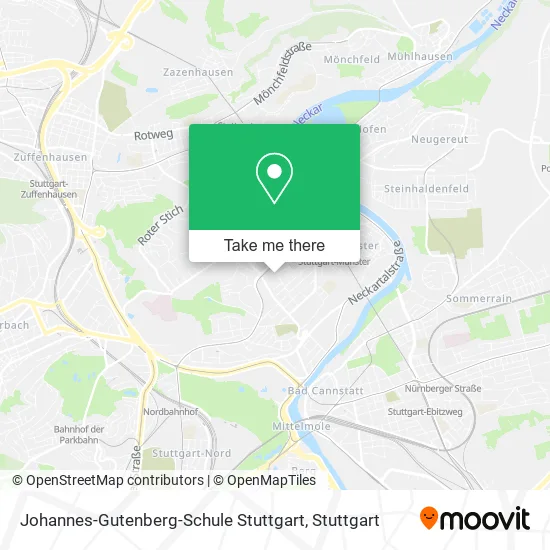 Карта Johannes-Gutenberg-Schule Stuttgart