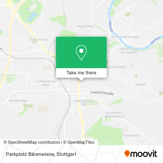 Карта Parkplatz Bärenwiese