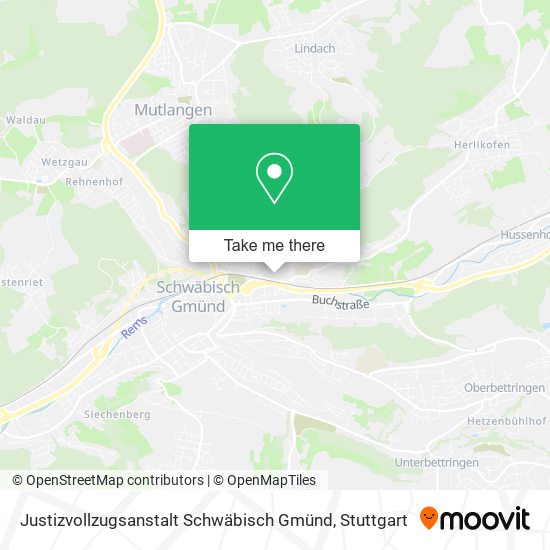 Карта Justizvollzugsanstalt Schwäbisch Gmünd