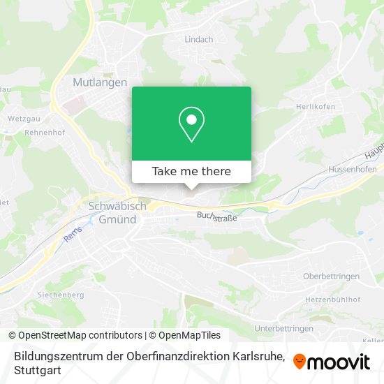 Bildungszentrum der Oberfinanzdirektion Karlsruhe map