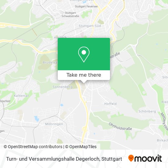 Turn- und Versammlungshalle Degerloch map