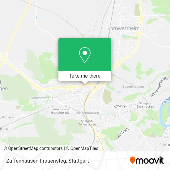 Карта Zuffenhausen-Frauensteg
