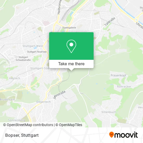Карта Bopser