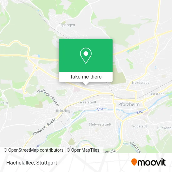 Карта Hachelallee