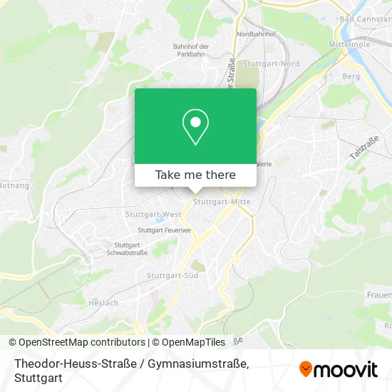 Карта Theodor-Heuss-Straße / Gymnasiumstraße
