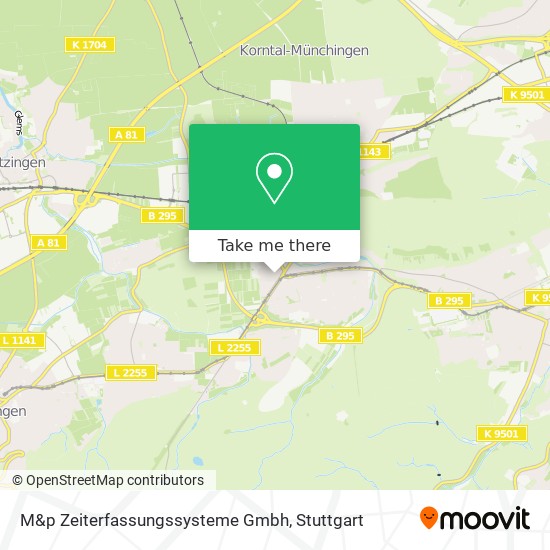 M&p Zeiterfassungssysteme Gmbh map