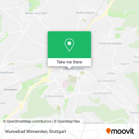 Wunnebad Winnenden map