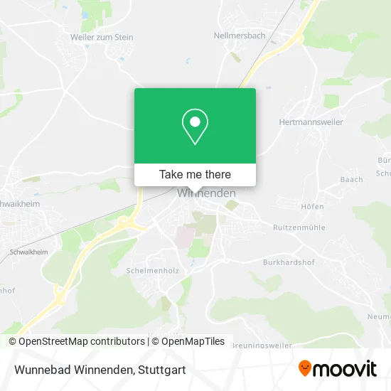 Карта Wunnebad Winnenden