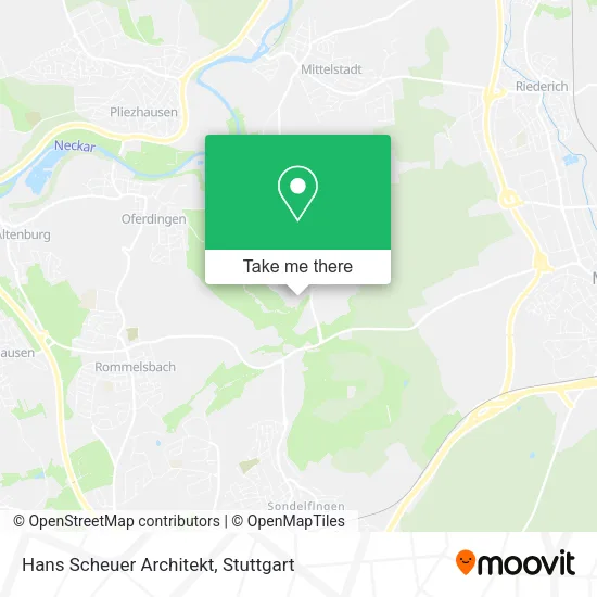 Карта Hans Scheuer Architekt
