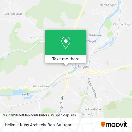 Hellmut Kuby Architekt Bda map