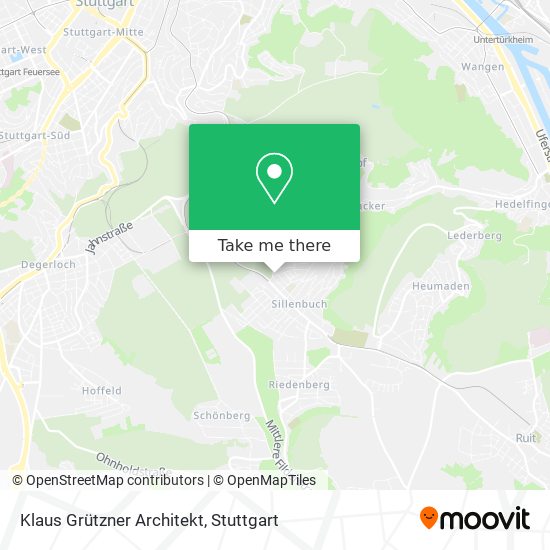 Klaus Grützner Architekt map