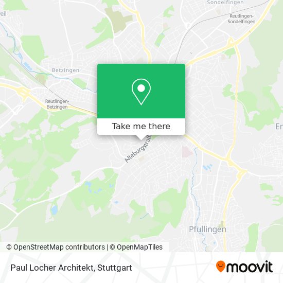 Paul Locher Architekt map