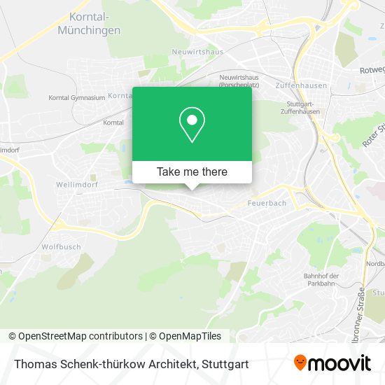 Thomas Schenk-thürkow Architekt map