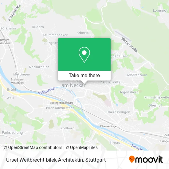 Карта Ursel Weitbrecht-bilek Architektin