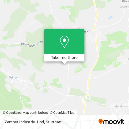 Карта Zentner Industrie- Und