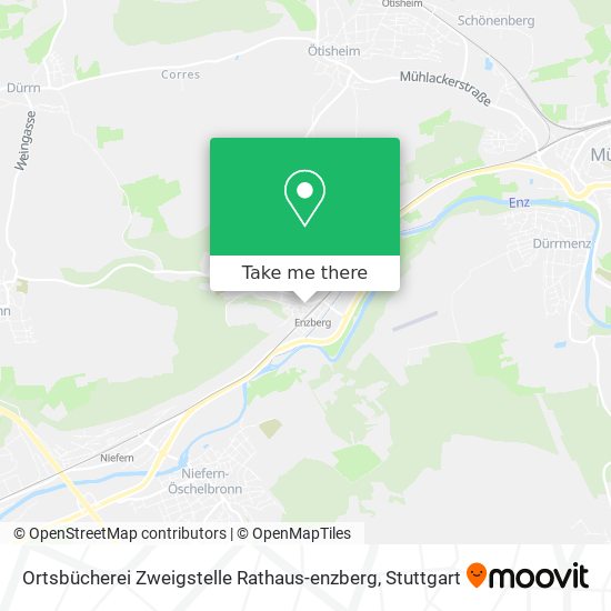 Ortsbücherei Zweigstelle Rathaus-enzberg map