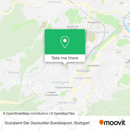 Sozialamt Der Deutschen Bundespost map