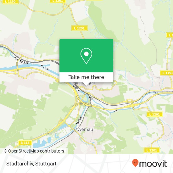 Stadtarchiv map
