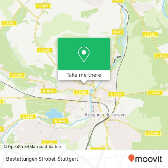 Bestattungen Strobel map