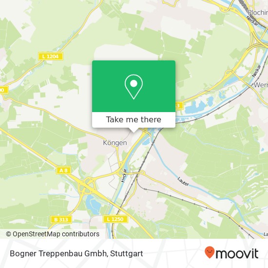 Карта Bogner Treppenbau Gmbh