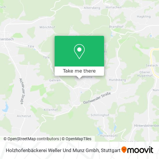 Holzhofenbäckerei Weller Und Munz Gmbh map