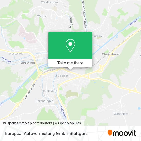 Europcar Autovermietung Gmbh map