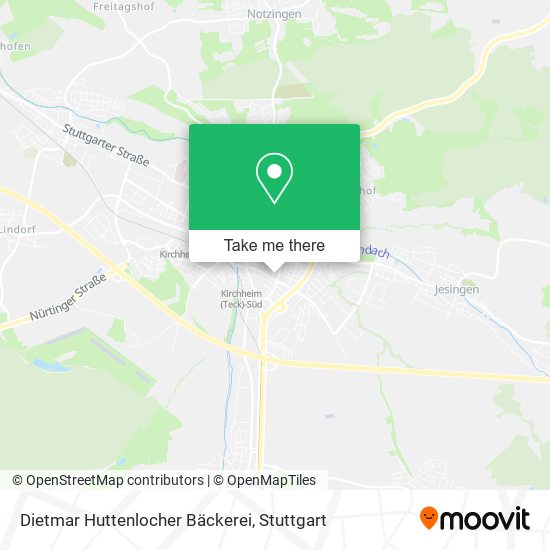Dietmar Huttenlocher Bäckerei map