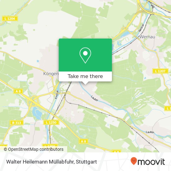 Карта Walter Heilemann Müllabfuhr