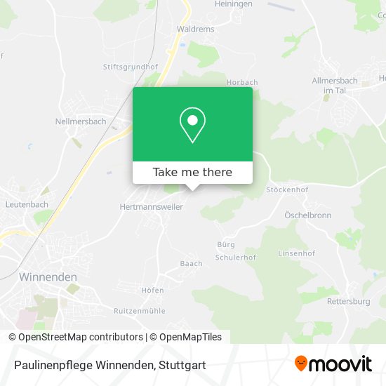 Paulinenpflege Winnenden map