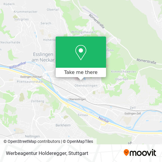 Werbeagentur Holderegger map