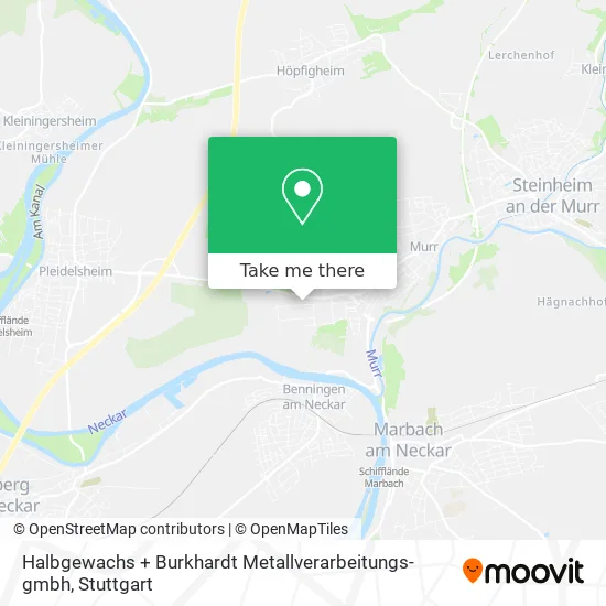 Карта Halbgewachs + Burkhardt Metallverarbeitungs-gmbh