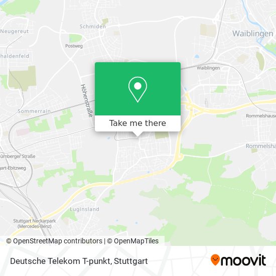 Deutsche Telekom T-punkt map