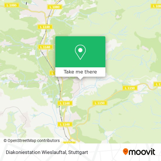 Diakoniestation Wieslauftal map
