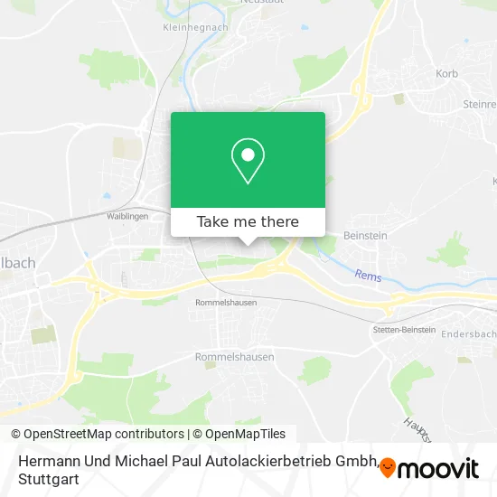 Карта Hermann Und Michael Paul Autolackierbetrieb Gmbh