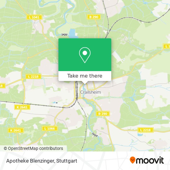 Apotheke Blenzinger map