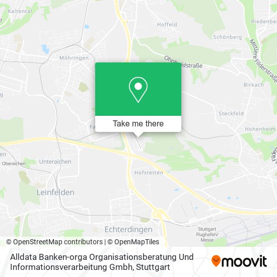 Alldata Banken-orga Organisationsberatung Und Informationsverarbeitung Gmbh map