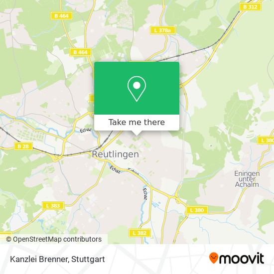 Kanzlei Brenner map