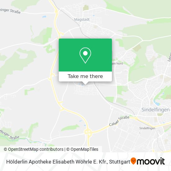 Hölderlin Apotheke Elisabeth Wöhrle E. Kfr. map
