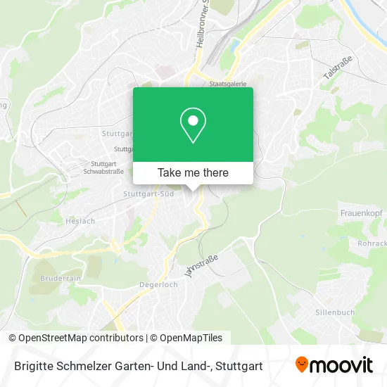 Карта Brigitte Schmelzer Garten- Und Land-