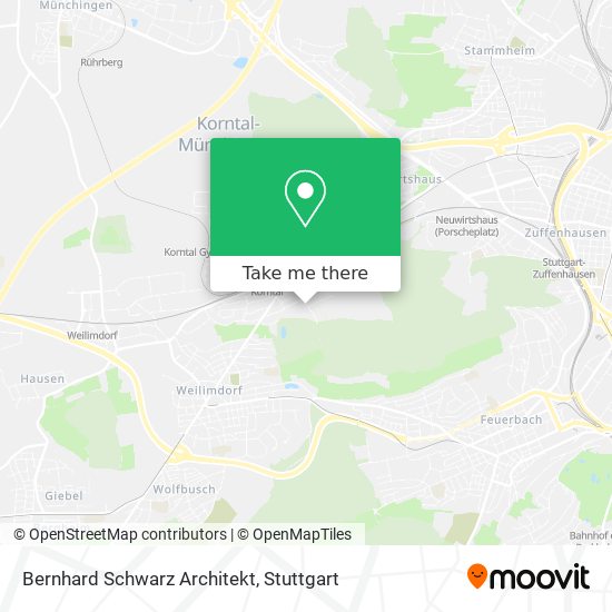 Bernhard Schwarz Architekt map