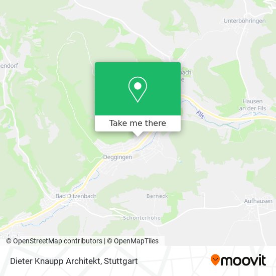 Dieter Knaupp Architekt map