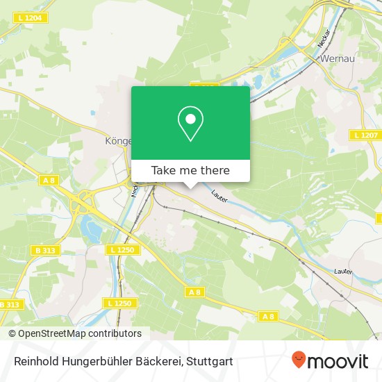 Карта Reinhold Hungerbühler Bäckerei