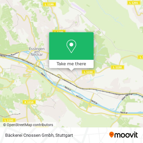 Bäckerei Cnossen Gmbh map