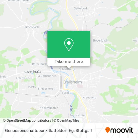 Genossenschaftsbank Satteldorf Eg map