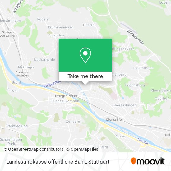 Landesgirokasse öffentliche Bank map