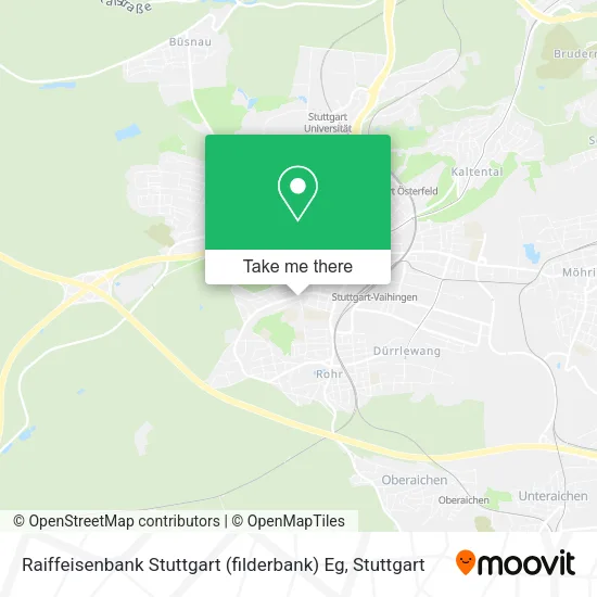 Карта Raiffeisenbank Stuttgart (filderbank) Eg