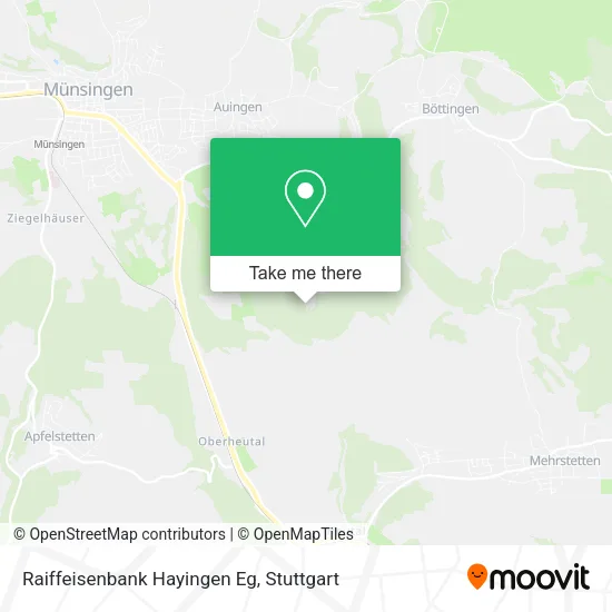 Карта Raiffeisenbank Hayingen Eg